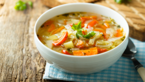 Mediterranean Grilled Vegetable Soup