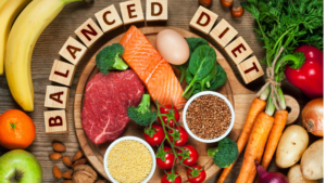 Healthy and balanced diet for diabetes