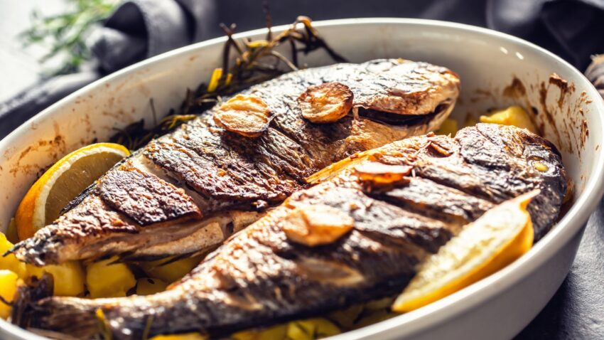 Mediterranean Roasted Fish