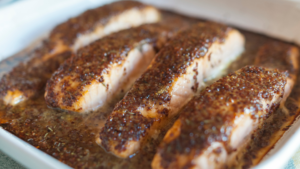 Gourmet Mustard-Infused Salmon