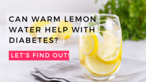 Warm lemon water