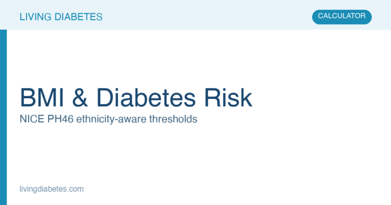 Illustration for BMI Calculator for Diabetes Risk (NICE-Aligned, Ethnicity-Aware)